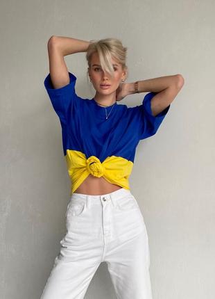 Футболка оверсайз з українською символікою