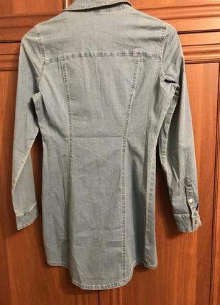 Джинсове сукню сорочка GU6939 guess s.6 фото