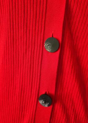Кардиган светр на гудзики в рубчик4 фото