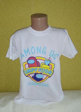 Футболка на хлопчика з амонг ас на 4-10 років (туреччина)