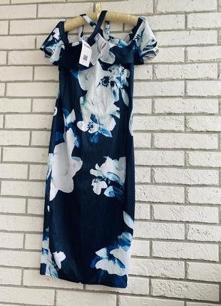 Плаття жіноче , нове з цінником,літній квітковий принт.4 фото