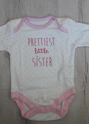 Бодик для девочки mothercare