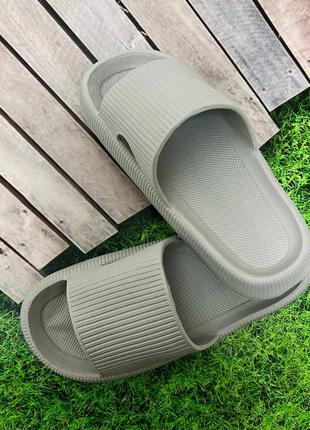 Shoozy шльопанці тапочки чоловічі жіночі сірі