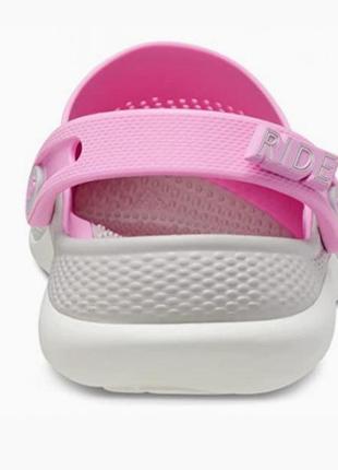 Новинка! женские кроксы crocs literide 360 clog taffy pink розовые3 фото