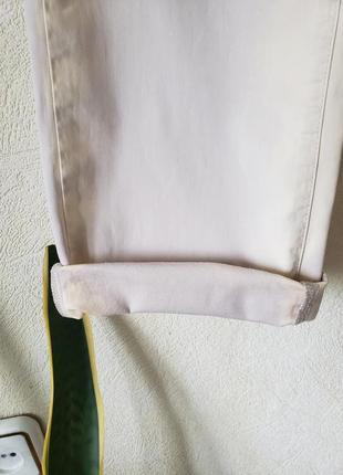Зауженные брюки-чиносы с высокой талией per una от m&amp;s размер 12694 фото