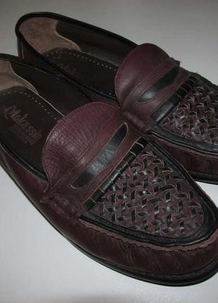 Мокасины кожаные mokassin, 44р. 29,5 см, сост. отличное!