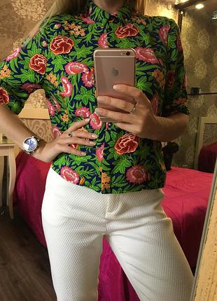 Цветная яркая блузка