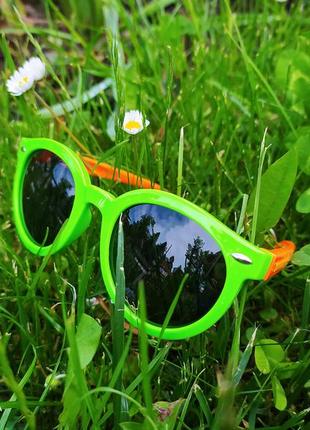 Дитячі сонцезахисні окуляри з поляризацією, м'які дужки неломайки3 фото