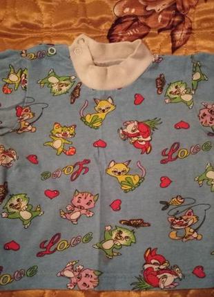 Детская футболка "котики"