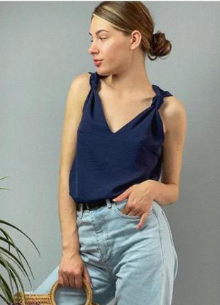 Модна жіноча блуза без рукавів "polina"4 фото