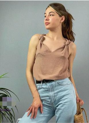 Модна жіноча блуза без рукавів "polina"5 фото