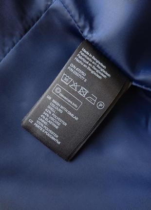 Темно-синий приталенный жакет пиджак, жакет пиджак h&amp;m4 фото