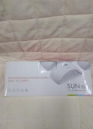 01 уф лампа sun 98 uv/led 24w  для сушки ногтей