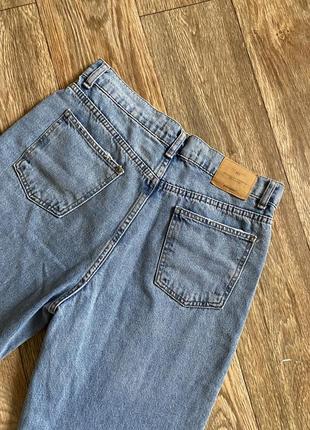 Широкие джинсы, светлые джинсы клёш, джинсы wide leg4 фото