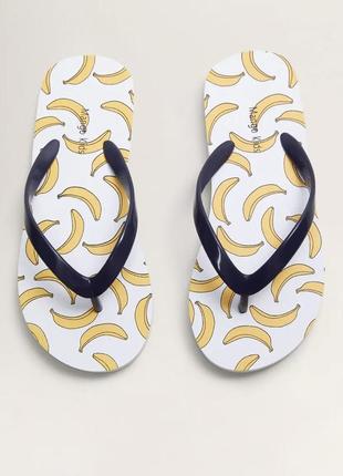 Сандалі шльопанці пляжні тапочки mango 34 нові