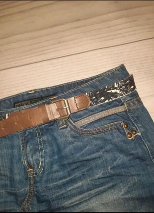 Юбка джинсовая с поясом2 фото