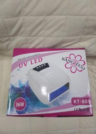 Uv/led   лампа для сушки ногтей 36w kt-805