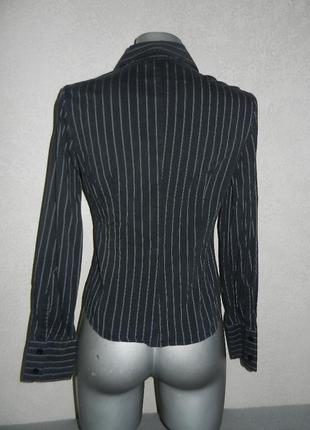 *zara woman*чорна блузка,сорочка в смужку5 фото
