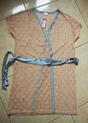 Кружевной халат пеньюар yamamay s - m4 фото
