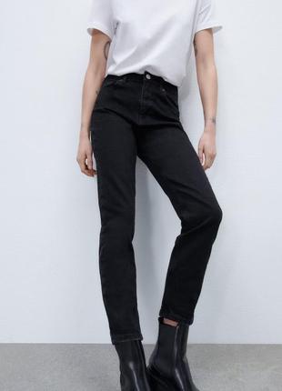 Джинси zara 32-34 р чорні