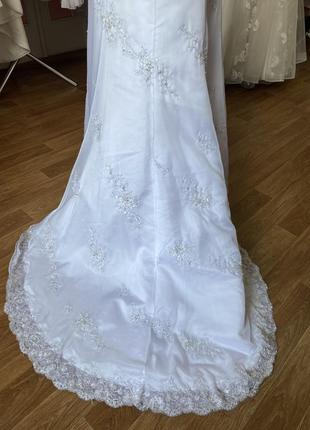 Акция ! свадебное платье со шлейфом7 фото
