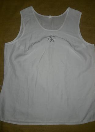 Майка- блузка бабочка размер 18/46