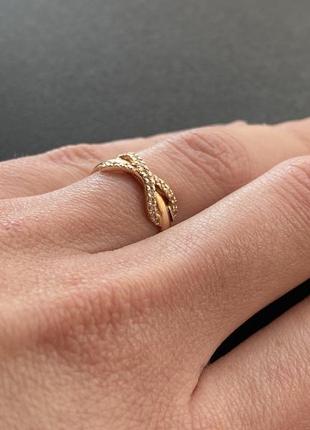 Золотое кольцо | 585 проба | 16,5 размер | sova3 фото