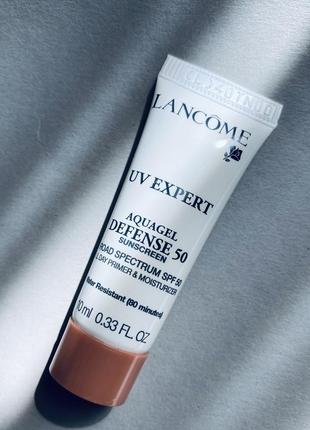 Lancôme uv expert aquagel defense sunscreen, primer & moisturizer broad spectrum spf 50 крем праймер с спф