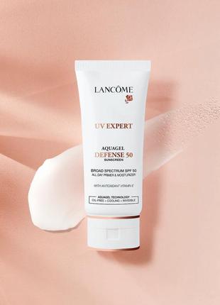 Lancôme uv expert aquagel defense sunscreen, primer & moisturizer broad spectrum spf 50 крем праймер с спф4 фото