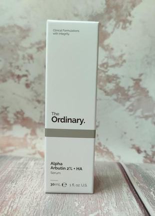 Освітлююча сироватка проти пігментації the ordinary alpha arbutin 2% + ha