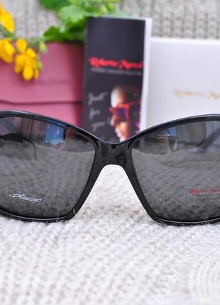Фирменные большие солнцезащитные женские очки roberto marco polarized на крупное лицо3 фото