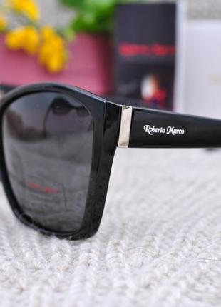 Фирменные большие солнцезащитные женские очки roberto marco polarized на крупное лицо10 фото