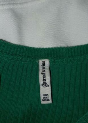 Зеленый демисизонный свитер stradivarius4 фото
