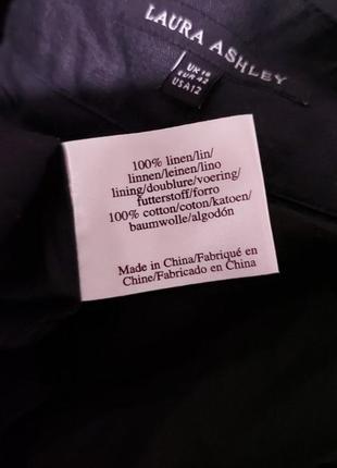 Брендовая льняная юбка laura ashley годе(100%-лен) laura ashley10 фото