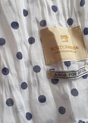 Суперстильний бавовняний шарфик scotch&soda ,200x80, нідерланди4 фото