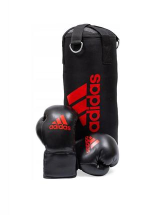 Боксерський набір для юніорів adidas - чорний-червоний li-112454