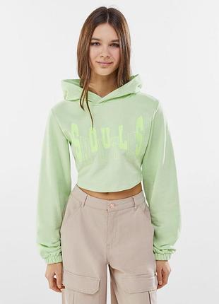 Bershka худи свитшот женская р.м