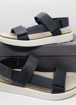 Стильні шкіряні сандалі ecco corksphere оригінал