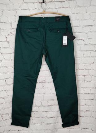 Чоловічі штани класичні зелені selected homme2 фото