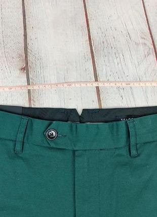 Мужские штаны классические зеленые selected homme7 фото