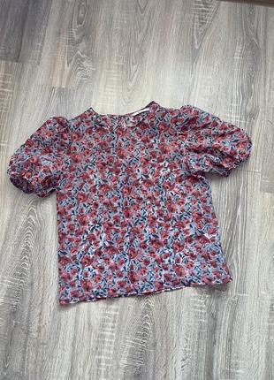 Блуза з органзи1 фото