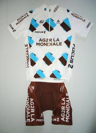 Велокостюм odlo focus ag2r mondiale велоформа (l)