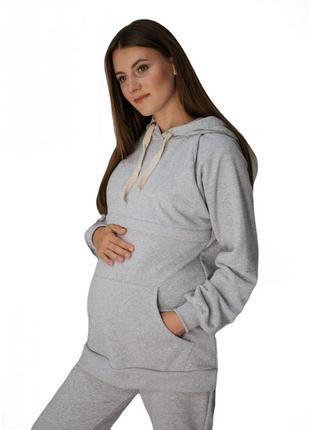 👑vip👑 худи для беременных и кормящих хлопок толстовка для беременных и кормящих с капюшоном