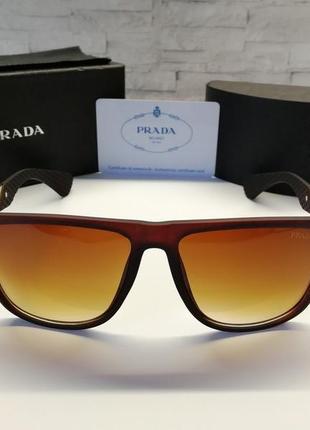 Мужские брендовые  солнцезащитные очки prada2 фото