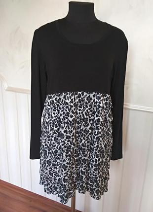 Трикотажное платье-туника, размер 50-52.