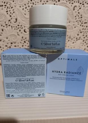 Зволожуючий денний крем для комбінованої шкіри optimals hydra radiance оріфлейм код 425803 фото