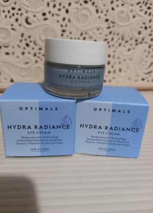 Зволожуючий крем для шкіри навколо очей optimals hydra radiance оріфлейм код 425662 фото