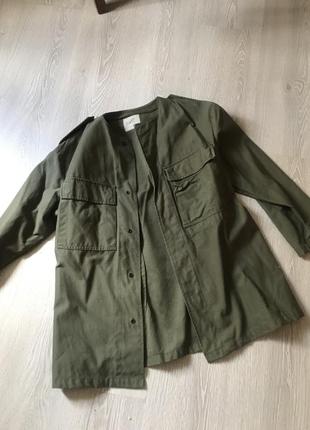 Пиджак хаки  оверсайз