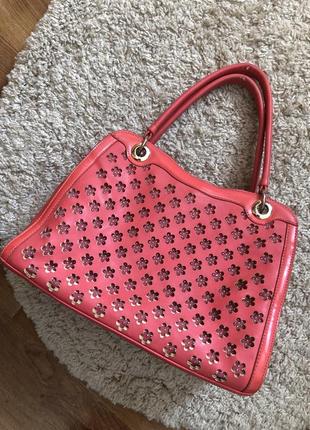 Сумка,літня яскрава сумка, розова яскрава літня сумка, летняя яркая сумка клатч