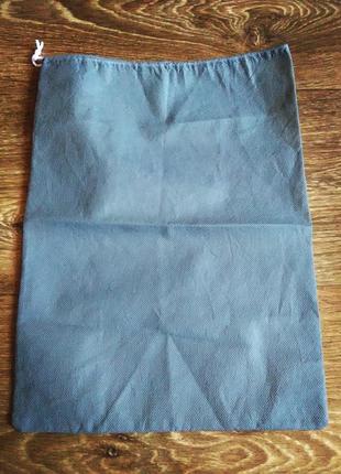 Мешок пыльник на кулиске затяжке для хранения одежды обуви